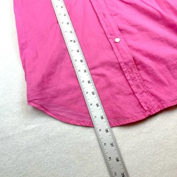 Lilly Pulitzer Pink Lightweight Long Sleeve Button Up Shirt Women’s XS Read - Picture 7 of 12